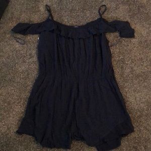 Navy Blue Romper